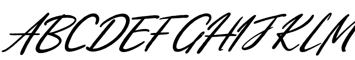 Sethimfal Italic Font UPPERCASE