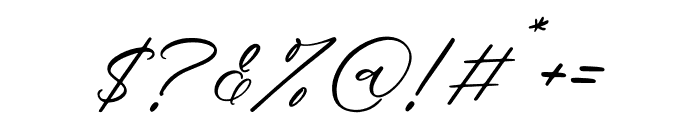 Sethyonka Italic Font OTHER CHARS