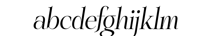 Setir Paghoni Oblique Font LOWERCASE