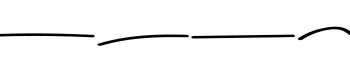 Seven Day Signature Swashes Font LOWERCASE