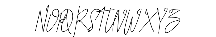 Seventeen Winter Italic Font UPPERCASE