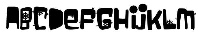 Sew Cold CF Font LOWERCASE