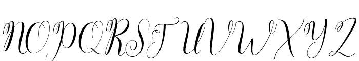 SeychellScript Font UPPERCASE