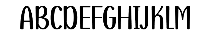 Shabily Font UPPERCASE