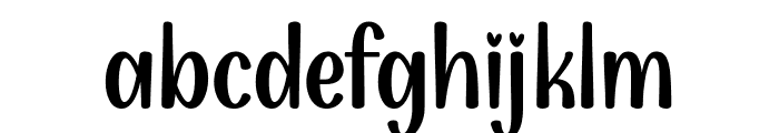 Shabily Font LOWERCASE