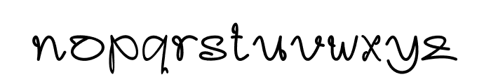 Shachrist Font LOWERCASE