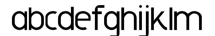Shackle-ExtraLight Font LOWERCASE