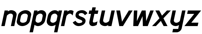 Shackle-MediumItalic Font LOWERCASE