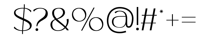 ShadeSans-Regular Font OTHER CHARS