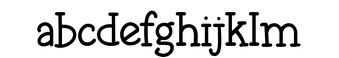 ShadlyCowRegular Font LOWERCASE