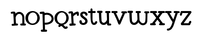 ShadlyCowRegular Font LOWERCASE