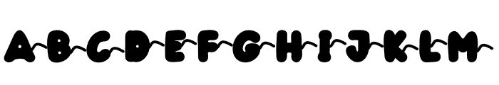 Shadow Cat Tail Font UPPERCASE