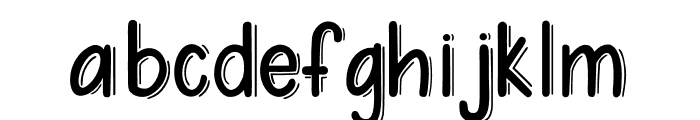 Shadow Lines Font LOWERCASE