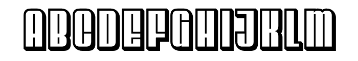 Shadow Syndicate Outline Outline Font UPPERCASE