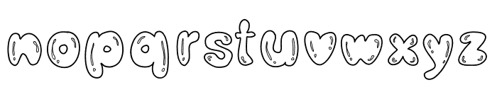 ShadowChristmas Font LOWERCASE