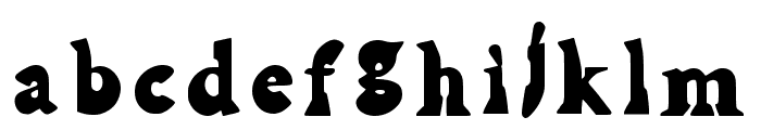 Shadowfont Regular Font LOWERCASE