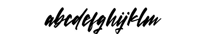 Shadows Highstter Italic Font LOWERCASE