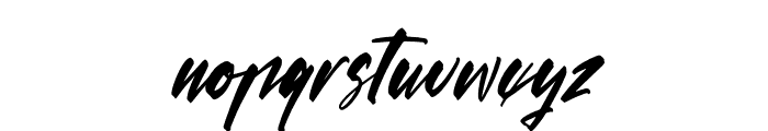 Shadows Highstter Italic Font LOWERCASE