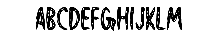 Shadowy Font UPPERCASE