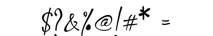 Shafira-Regular Font OTHER CHARS