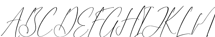 Shaftonelly Italic Font UPPERCASE