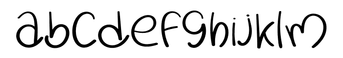Shake Hands Font LOWERCASE