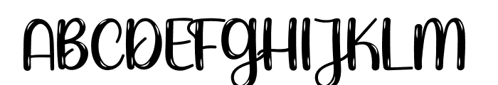 Shaking Tiger Shiny Font UPPERCASE