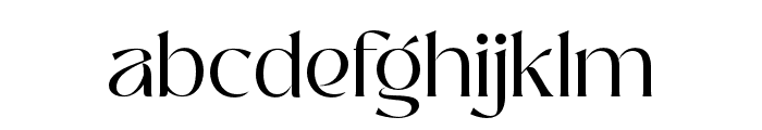 Shallota Light Font LOWERCASE
