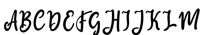 Shally Font UPPERCASE