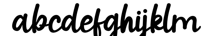 Shally Font LOWERCASE