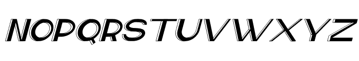 Shalto Italic Font UPPERCASE
