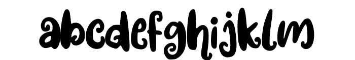Shaly Font LOWERCASE