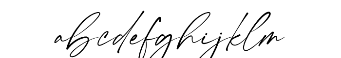 Shamson Signature Font LOWERCASE