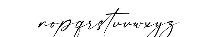 Shamson Signature Font LOWERCASE