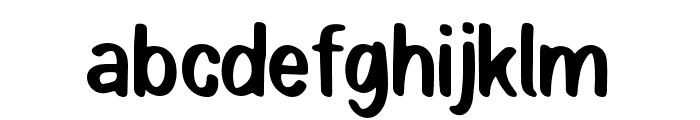 Shandera-Regular Font LOWERCASE