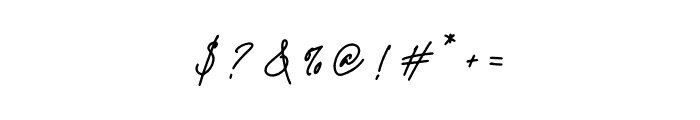 ShandiaSignature Font OTHER CHARS