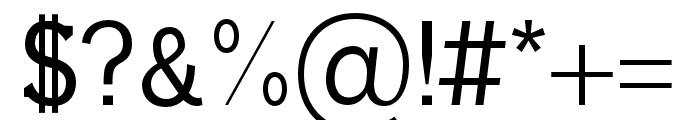 Shanic regular Font OTHER CHARS