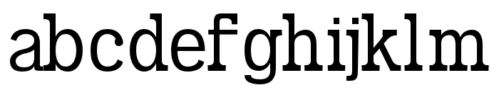 Shanic regular Font LOWERCASE