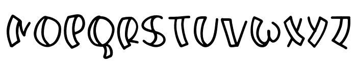 Shanky sans Regular Font UPPERCASE