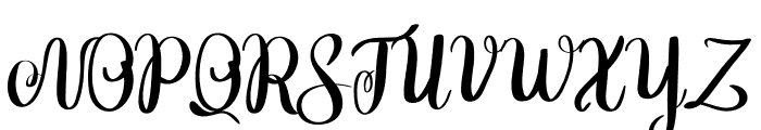 Shantalia Font UPPERCASE