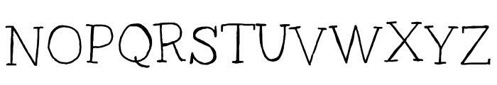 Shantic Font UPPERCASE