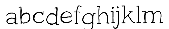 Shantic Font LOWERCASE