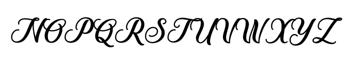 Shantuya Font UPPERCASE