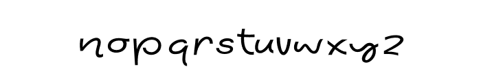 Shape Variable Script two Font LOWERCASE