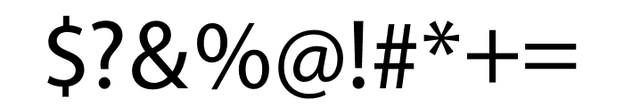 Shaqera Sans-Serif Font OTHER CHARS