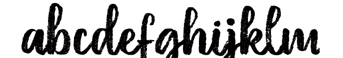 ShardieBrush Font LOWERCASE