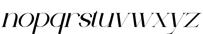 Sharela Italic Font LOWERCASE