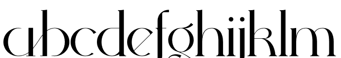 Sharela Font LOWERCASE