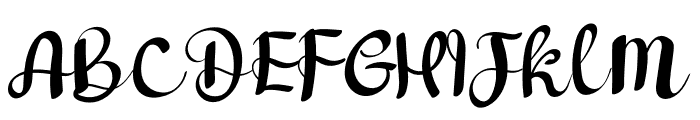 Sharelock Font UPPERCASE