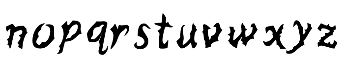 Sharp Fantasy Regular Font LOWERCASE